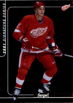 2000-01 Be a Player Signature Series #105 Sergei Fedorov Front