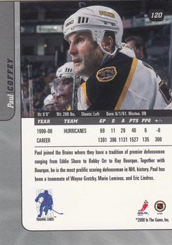2000-01 Be a Player Signature Series #120 Paul Coffey Back
