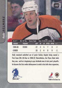 2000-01 Be a Player Signature Series #162 Andy Delmore Back