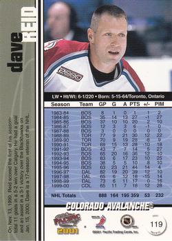 2000-01 Pacific #119 Dave Reid Back