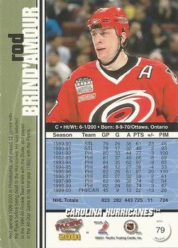 2000-01 Pacific #79 Rod Brind'Amour Back