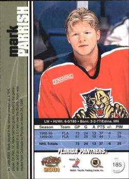 2000-01 Pacific #185 Mark Parrish Back