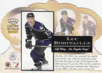 2000-01 Pacific Crown Royale #50 Luc Robitaille Back