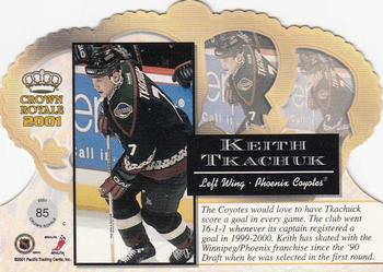 2000-01 Pacific Crown Royale #85 Keith Tkachuk Back