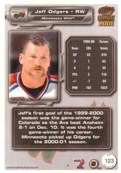 2000-01 Pacific Paramount #123 Jeff Odgers Back