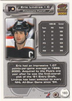 2000-01 Pacific Paramount #183 Eric Lindros Back