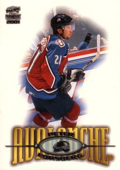 2000-01 Pacific Paramount #60 Peter Forsberg Front