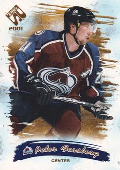 2000-01 Pacific Private Stock #23 Peter Forsberg Front