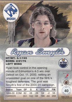 2000-01 Pacific Private Stock #40 Ryan Smyth Back