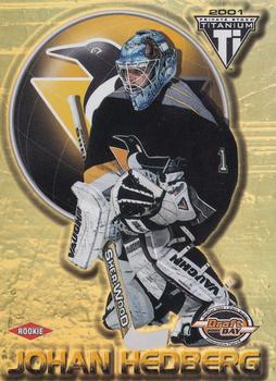 2000-01 Pacific Private Stock Titanium Draft Day #176 Johan Hedberg Front