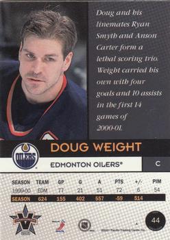 2000-01 Pacific Vanguard #44 Doug Weight Back