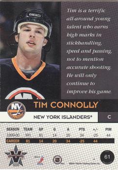 2000-01 Pacific Vanguard #61 Tim Connolly Back
