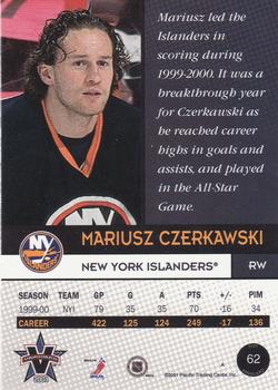 2000-01 Pacific Vanguard #62 Mariusz Czerkawski Back