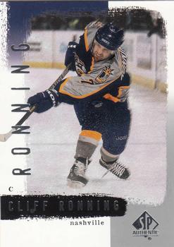 2000-01 SP Authentic #51 Cliff Ronning Front
