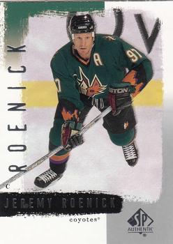 2000-01 SP Authentic #67 Jeremy Roenick Front
