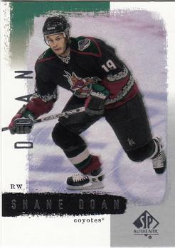 2000-01 SP Authentic #69 Shane Doan Front