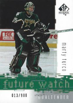 2000-01 SP Authentic #102 Marty Turco Front