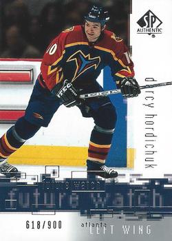 2000-01 SP Authentic #134 Darcy Hordichuk Front