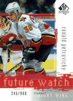 2000-01 SP Authentic #138 Ronald Petrovicky Front