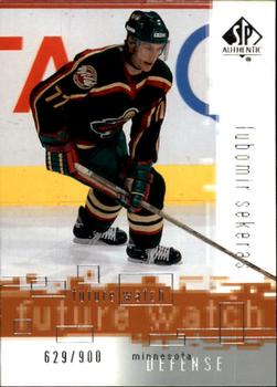2000-01 SP Authentic #147 Lubomir Sekeras Front