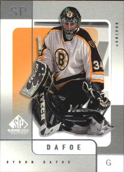 2000-01 SP Game Used #4 Byron Dafoe Front