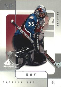 2000-01 SP Game Used #13 Patrick Roy Front