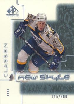 2000-01 SP Game Used #72 Greg Classen Front