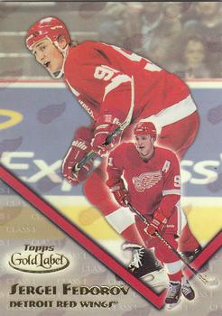 2000-01 Topps Gold Label #38 Sergei Fedorov Front