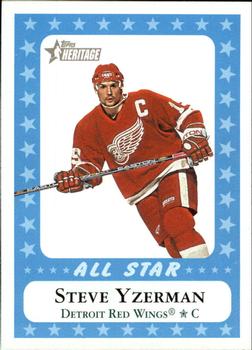 2000-01 Topps Heritage #216 Steve Yzerman Front