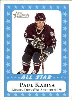 2000-01 Topps Heritage #218 Paul Kariya Front