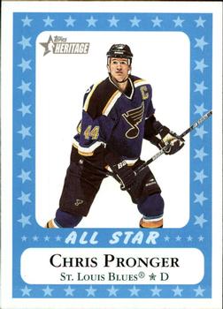2000-01 Topps Heritage #222 Chris Pronger Front
