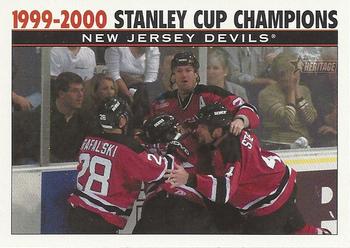 2000-01 Topps Heritage #247 Stanley Cup Champions Front