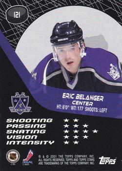2000-01 Topps Stars #121 Eric Belanger Back