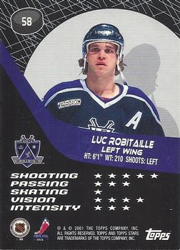 2000-01 Topps Stars #58 Luc Robitaille Back