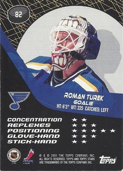 2000-01 Topps Stars #82 Roman Turek Back