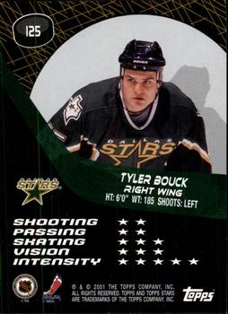 2000-01 Topps Stars #125 Tyler Bouck Back
