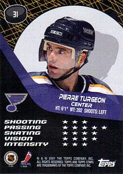2000-01 Topps Stars #31 Pierre Turgeon Back