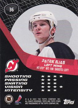 2000-01 Topps Stars #36 Patrik Elias Back