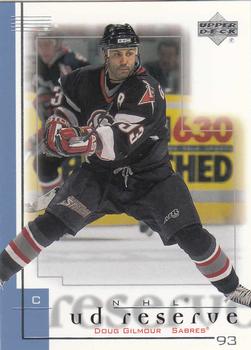 2000-01 UD Reserve #9 Doug Gilmour Front