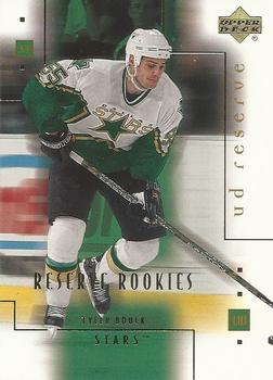 2000-01 UD Reserve #94 Tyler Bouck Front