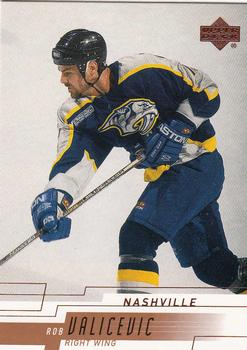 2000-01 Upper Deck #98 Rob Valicevic Front
