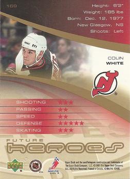 2000-01 Upper Deck Heroes #169 Colin White Back