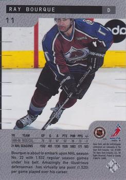 2000-01 Upper Deck Ice #11 Ray Bourque Back