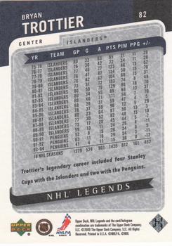 2000-01 Upper Deck Legends #82 Bryan Trottier Back