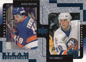 2000-01 Upper Deck Legends #88 Bryan Trottier / Tim Connolly Front