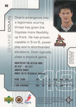2000-01 Upper Deck Pros & Prospects #66 Shane Doan Back