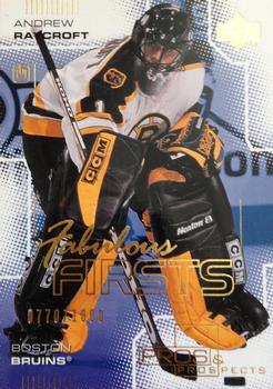 2000-01 Upper Deck Pros & Prospects #94 Andrew Raycroft Front