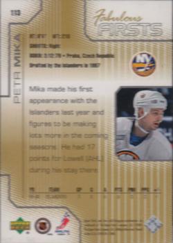 2000-01 Upper Deck Pros & Prospects #113 Petr Mika Back