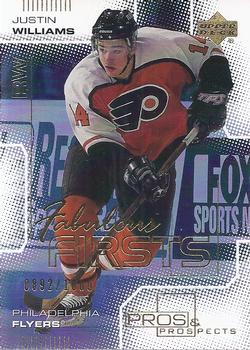 2000-01 Upper Deck Pros & Prospects #119 Justin Williams Front
