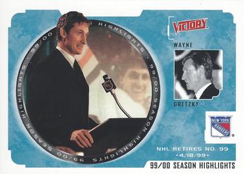 2000-01 Upper Deck Victory #260 Wayne Gretzky Front